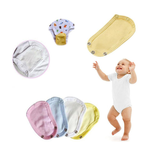 Baby Diaper Extender Cotton Body Suit Accessory Lovely Summer Diaper Romper Lengthen Extend Film for Toddler Kids Baby Boy Girl